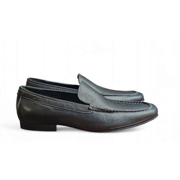 GORDAN RUSH COLLECTION Men\'s black leather slip on loafer dress shoes size 9.5 main image 6